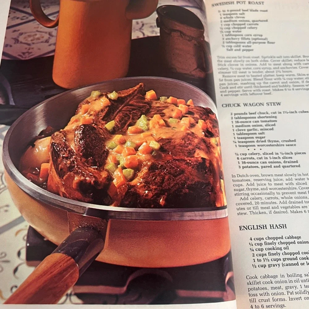 Vintage 1973 Mrs Olsons Get-Together Recipes Folgers Coffee Cookbook Booklet